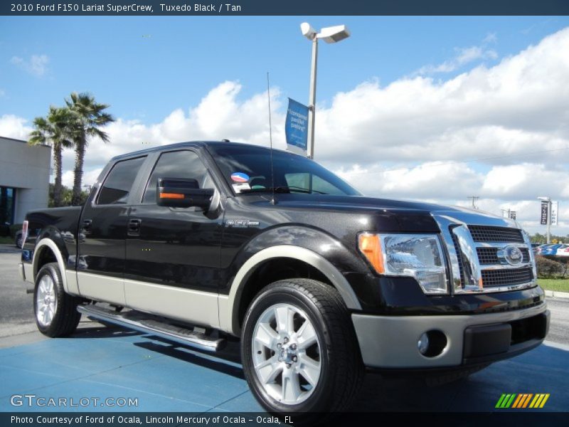 Tuxedo Black / Tan 2010 Ford F150 Lariat SuperCrew