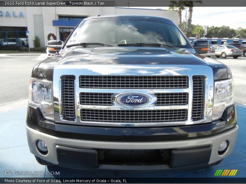 Tuxedo Black / Tan 2010 Ford F150 Lariat SuperCrew