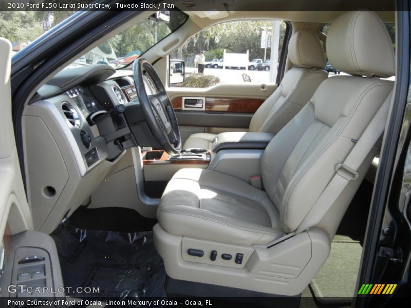 Tuxedo Black / Tan 2010 Ford F150 Lariat SuperCrew