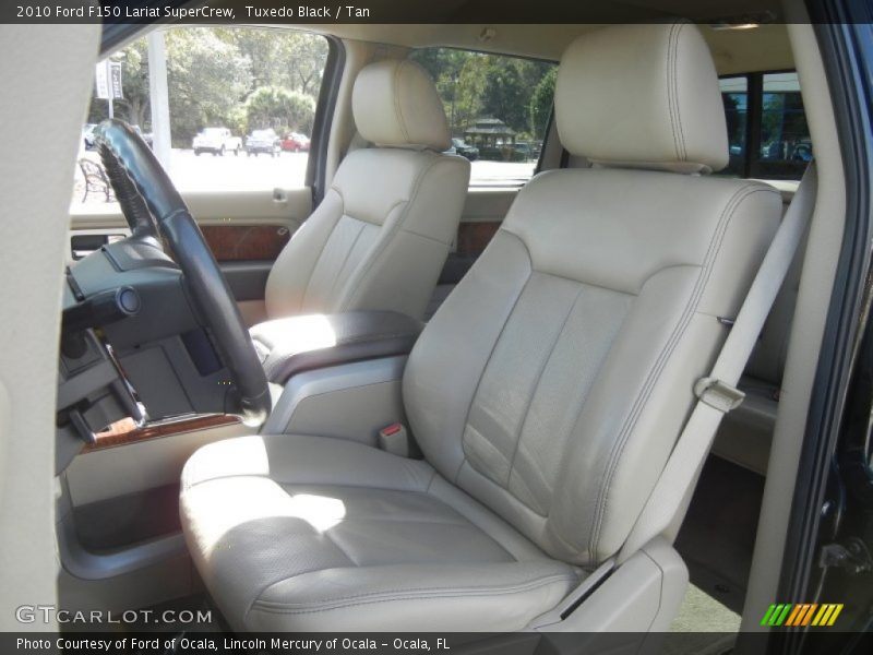 Tuxedo Black / Tan 2010 Ford F150 Lariat SuperCrew