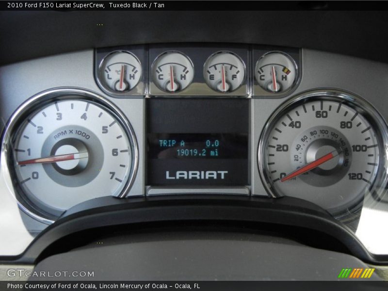 Tuxedo Black / Tan 2010 Ford F150 Lariat SuperCrew