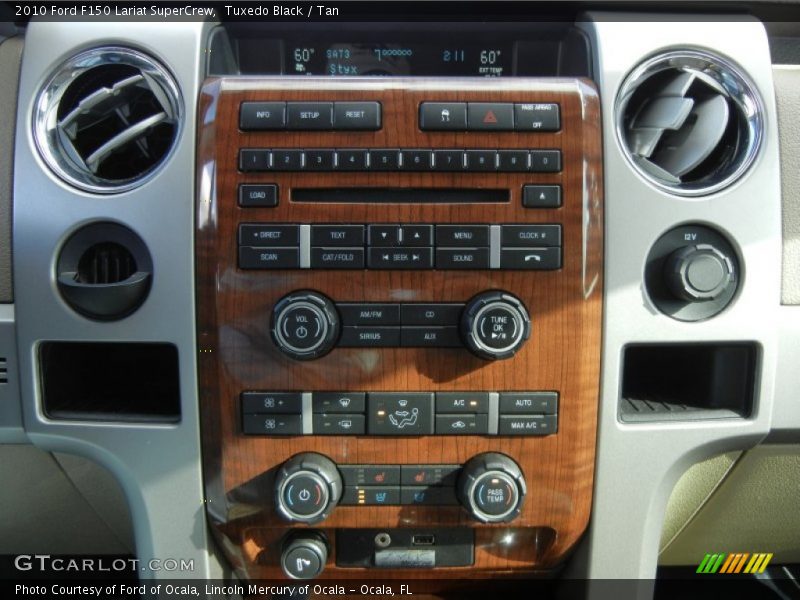Tuxedo Black / Tan 2010 Ford F150 Lariat SuperCrew