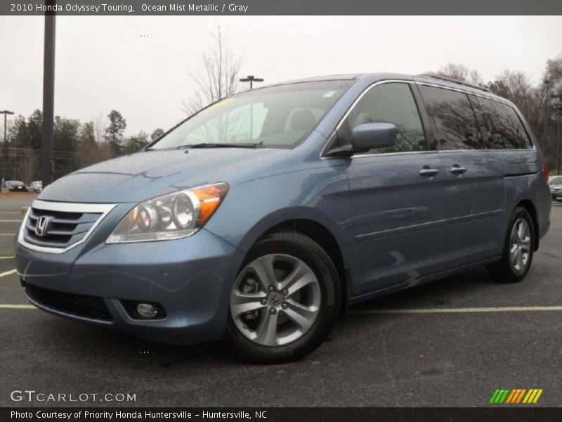 Ocean Mist Metallic / Gray 2010 Honda Odyssey Touring
