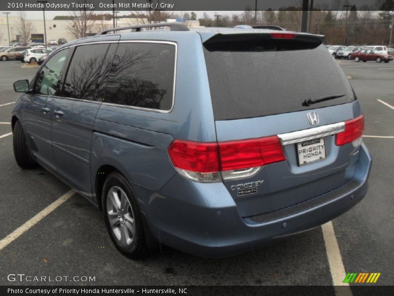 Ocean Mist Metallic / Gray 2010 Honda Odyssey Touring