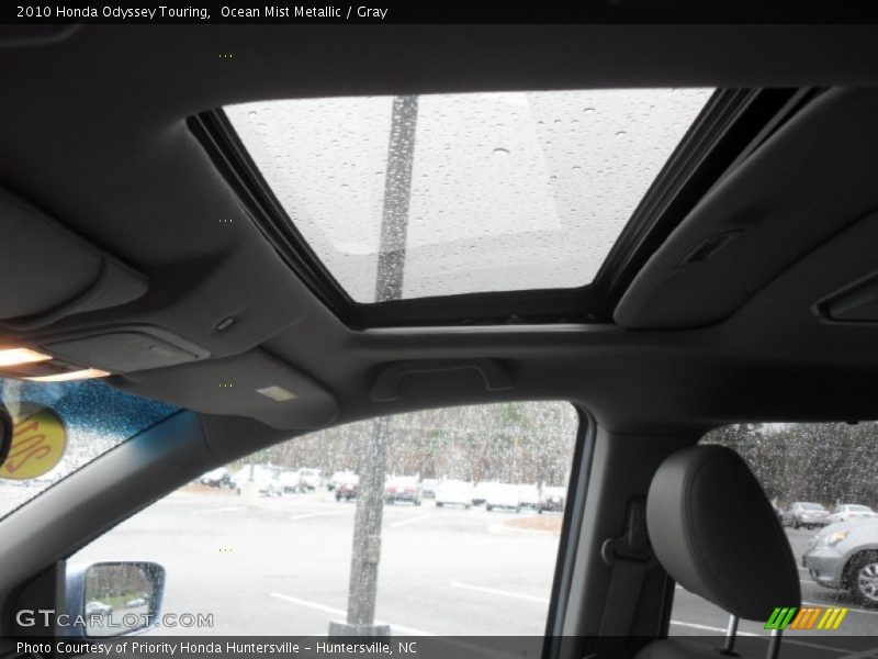 Ocean Mist Metallic / Gray 2010 Honda Odyssey Touring
