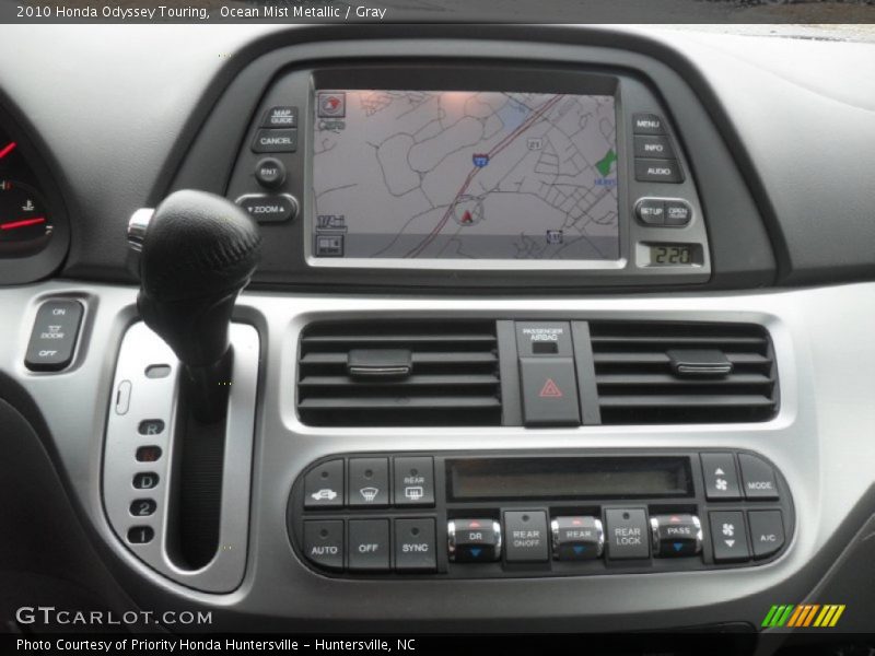 Ocean Mist Metallic / Gray 2010 Honda Odyssey Touring