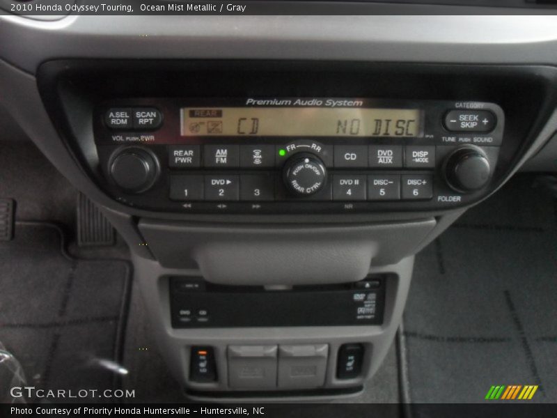 Ocean Mist Metallic / Gray 2010 Honda Odyssey Touring
