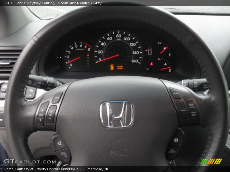 Ocean Mist Metallic / Gray 2010 Honda Odyssey Touring