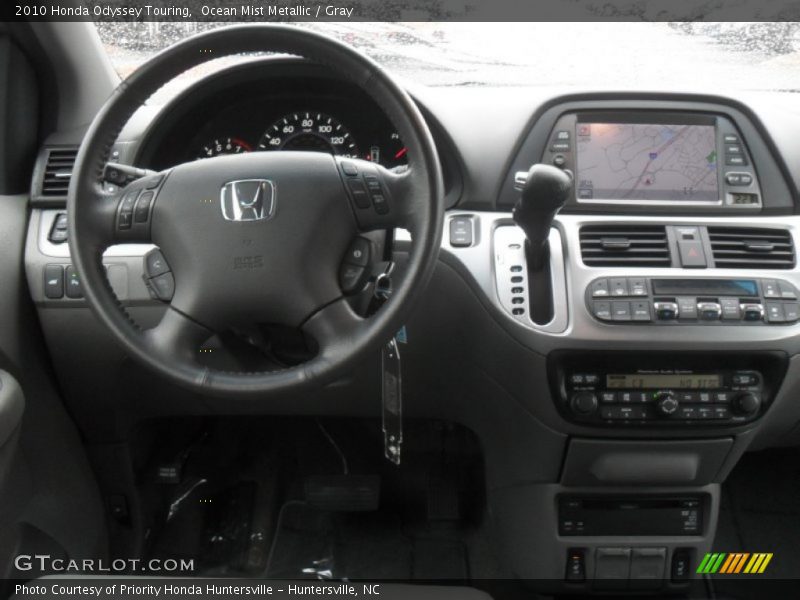 Ocean Mist Metallic / Gray 2010 Honda Odyssey Touring