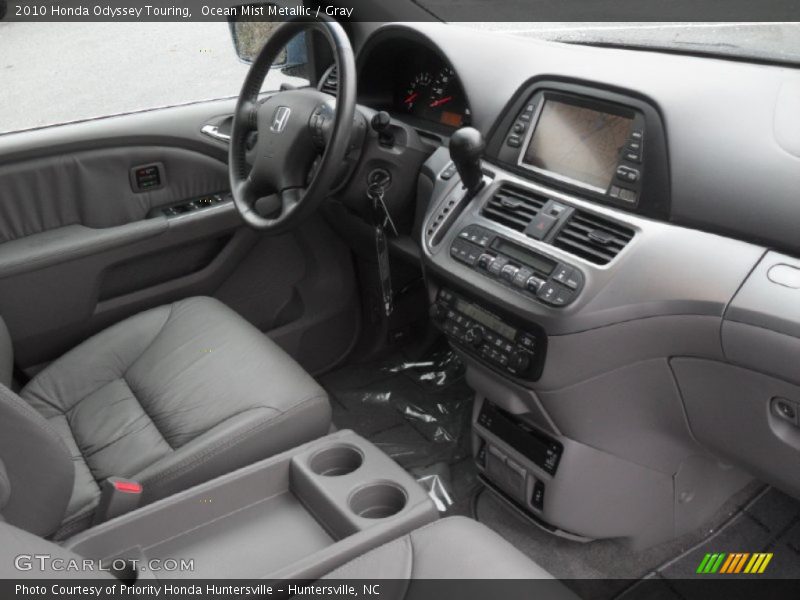Ocean Mist Metallic / Gray 2010 Honda Odyssey Touring