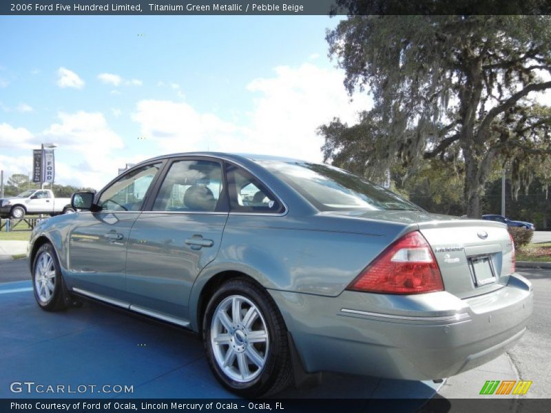 Titanium Green Metallic / Pebble Beige 2006 Ford Five Hundred Limited