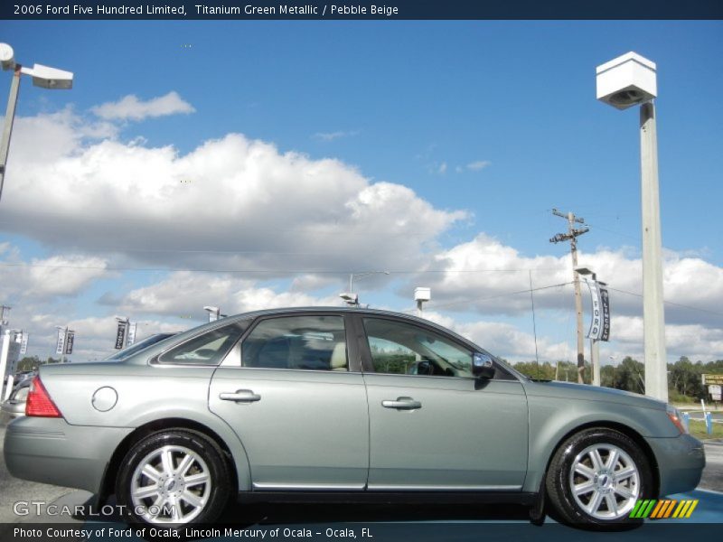 Titanium Green Metallic / Pebble Beige 2006 Ford Five Hundred Limited