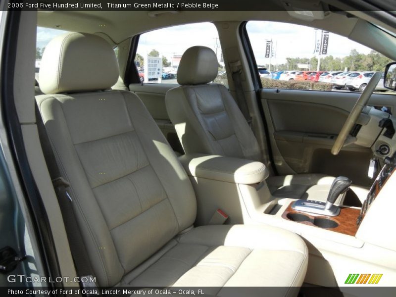 Titanium Green Metallic / Pebble Beige 2006 Ford Five Hundred Limited