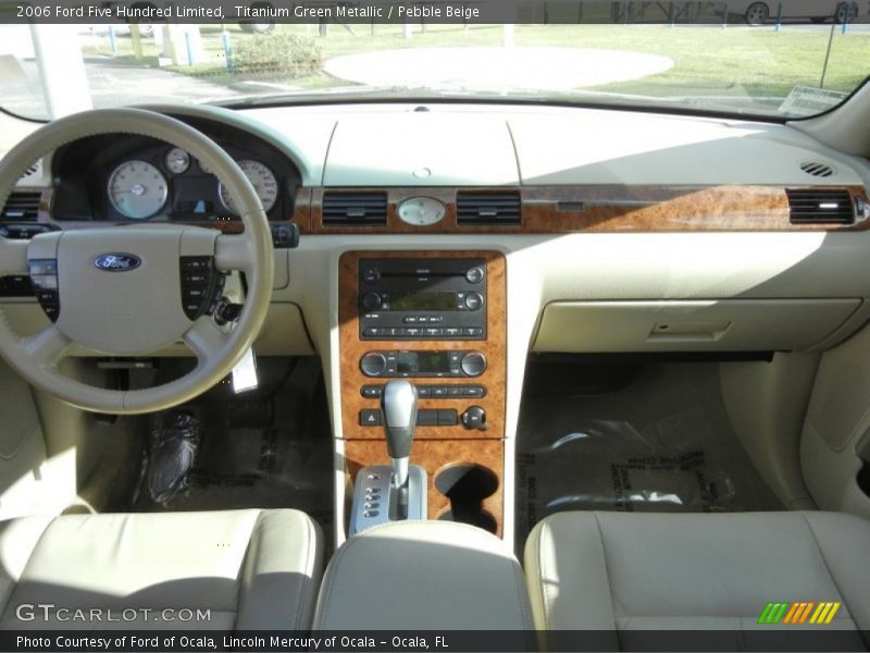 Titanium Green Metallic / Pebble Beige 2006 Ford Five Hundred Limited