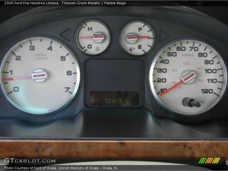 Titanium Green Metallic / Pebble Beige 2006 Ford Five Hundred Limited