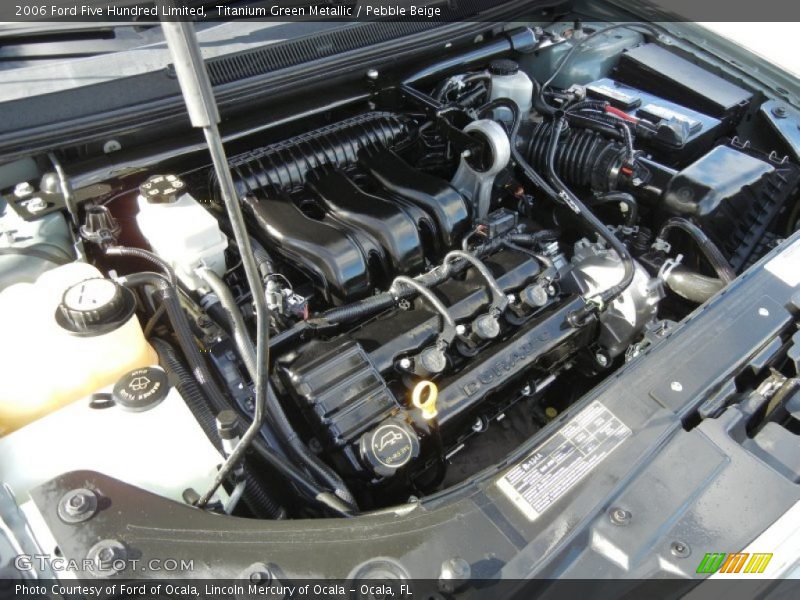 Titanium Green Metallic / Pebble Beige 2006 Ford Five Hundred Limited