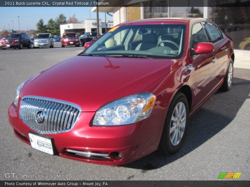 Crystal Red Tintcoat / Titanium 2011 Buick Lucerne CXL