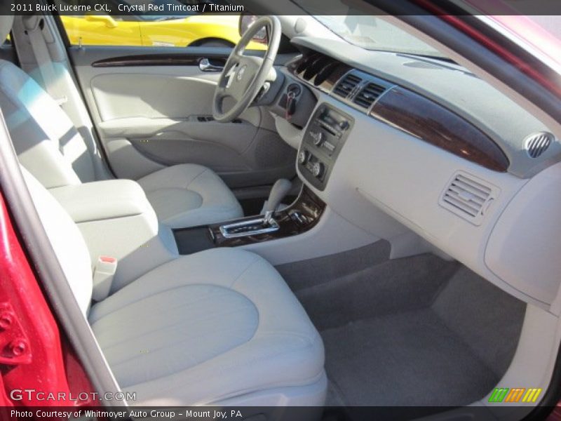 Crystal Red Tintcoat / Titanium 2011 Buick Lucerne CXL