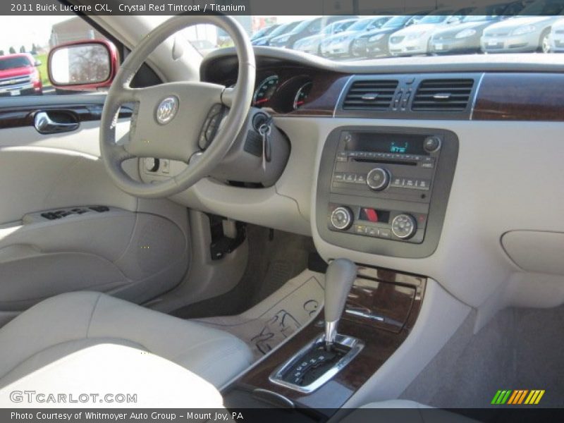 Crystal Red Tintcoat / Titanium 2011 Buick Lucerne CXL