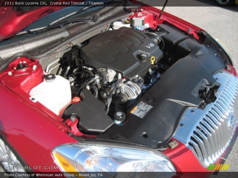 Crystal Red Tintcoat / Titanium 2011 Buick Lucerne CXL