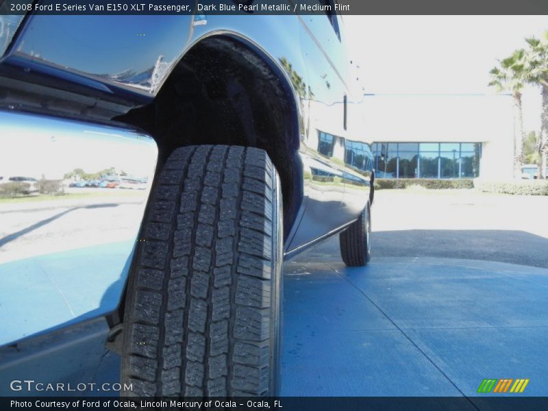 Dark Blue Pearl Metallic / Medium Flint 2008 Ford E Series Van E150 XLT Passenger