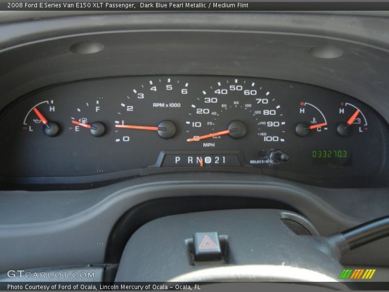  2008 E Series Van E150 XLT Passenger E150 XLT Passenger Gauges