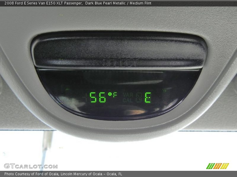 Dark Blue Pearl Metallic / Medium Flint 2008 Ford E Series Van E150 XLT Passenger