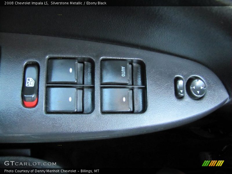 Silverstone Metallic / Ebony Black 2008 Chevrolet Impala LS