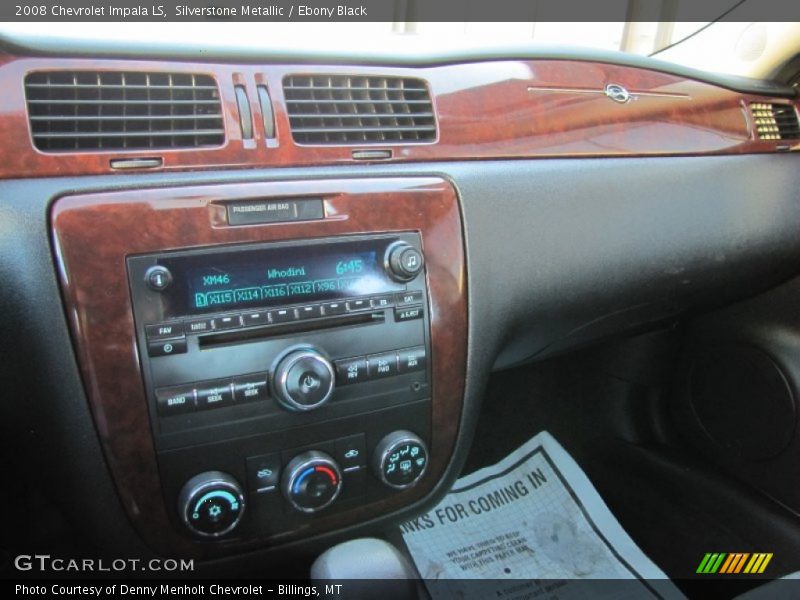 Silverstone Metallic / Ebony Black 2008 Chevrolet Impala LS