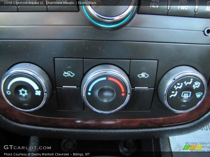 Silverstone Metallic / Ebony Black 2008 Chevrolet Impala LS
