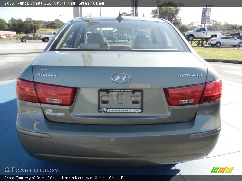 Natural Khaki Green / Camel 2009 Hyundai Sonata GLS