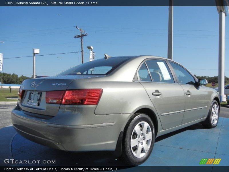 Natural Khaki Green / Camel 2009 Hyundai Sonata GLS