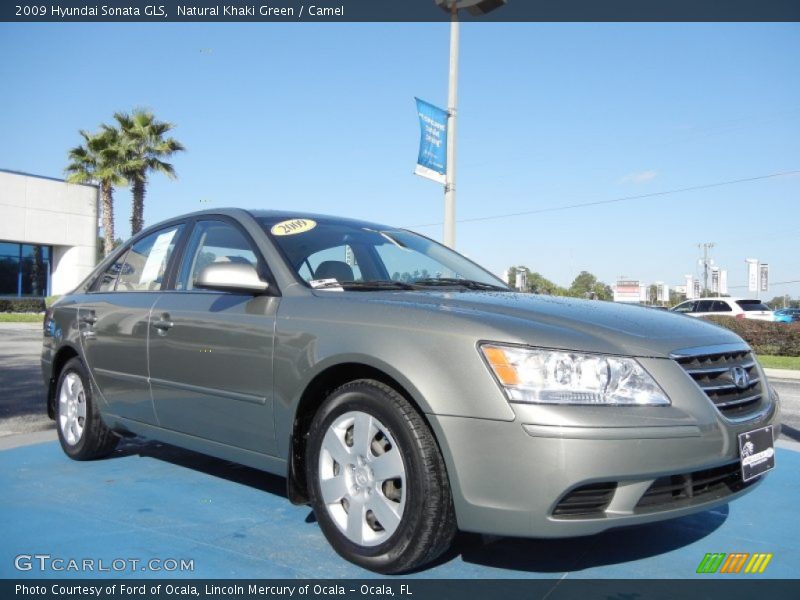 Natural Khaki Green / Camel 2009 Hyundai Sonata GLS