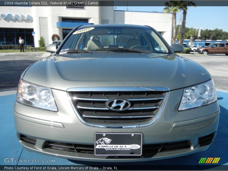 Natural Khaki Green / Camel 2009 Hyundai Sonata GLS