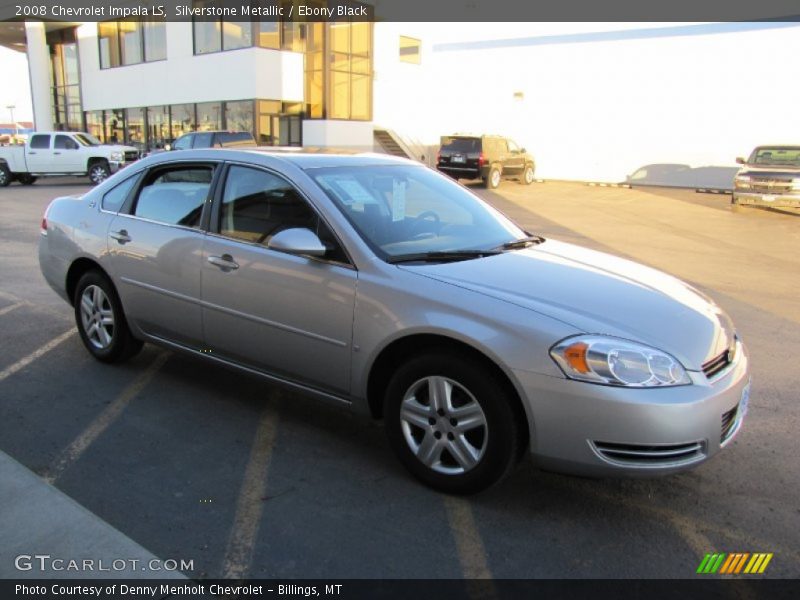 Silverstone Metallic / Ebony Black 2008 Chevrolet Impala LS
