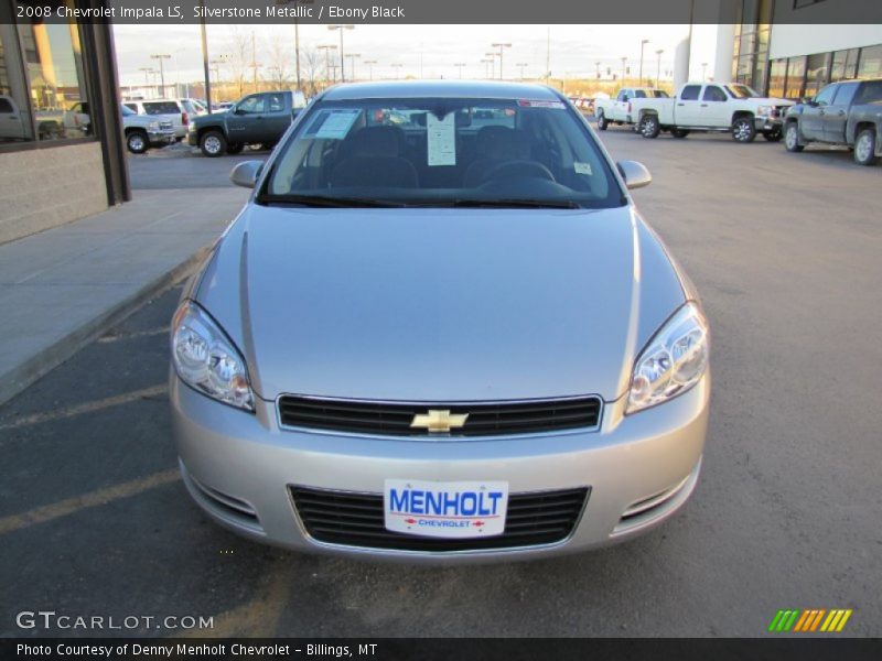 Silverstone Metallic / Ebony Black 2008 Chevrolet Impala LS