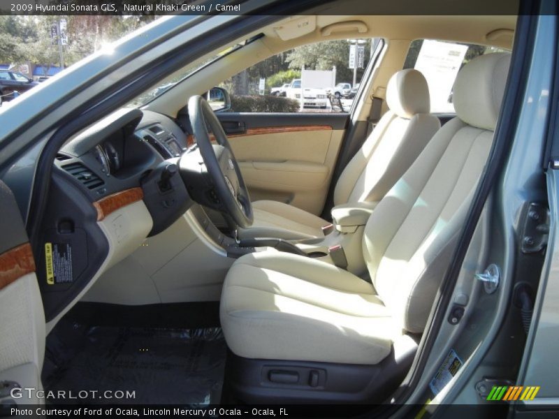 Natural Khaki Green / Camel 2009 Hyundai Sonata GLS