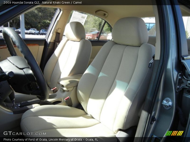 Natural Khaki Green / Camel 2009 Hyundai Sonata GLS