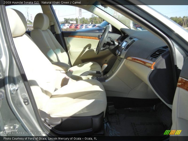 Natural Khaki Green / Camel 2009 Hyundai Sonata GLS
