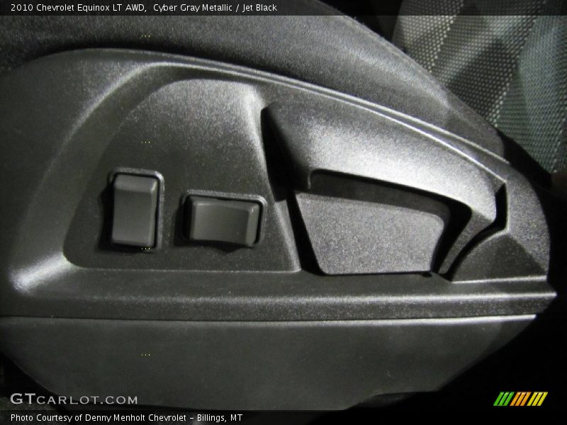 Cyber Gray Metallic / Jet Black 2010 Chevrolet Equinox LT AWD