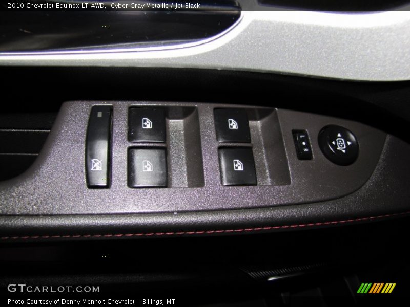 Cyber Gray Metallic / Jet Black 2010 Chevrolet Equinox LT AWD