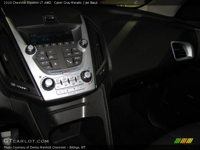 Cyber Gray Metallic / Jet Black 2010 Chevrolet Equinox LT AWD