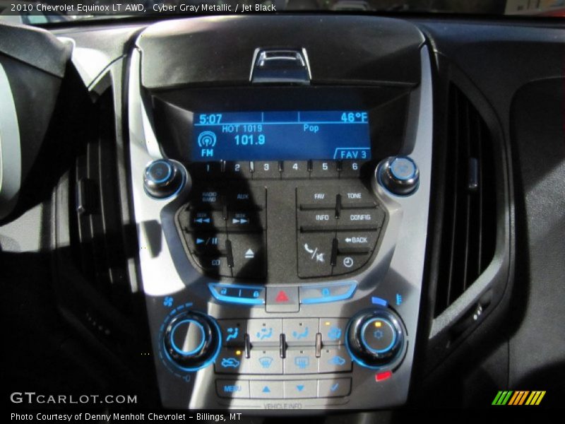 Cyber Gray Metallic / Jet Black 2010 Chevrolet Equinox LT AWD