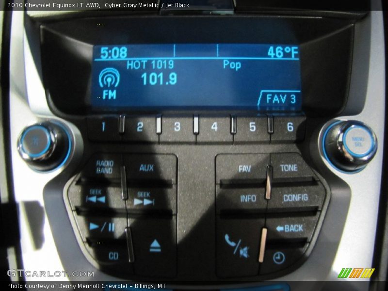 Cyber Gray Metallic / Jet Black 2010 Chevrolet Equinox LT AWD