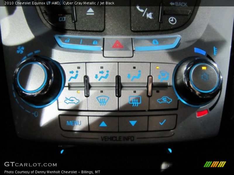 Cyber Gray Metallic / Jet Black 2010 Chevrolet Equinox LT AWD