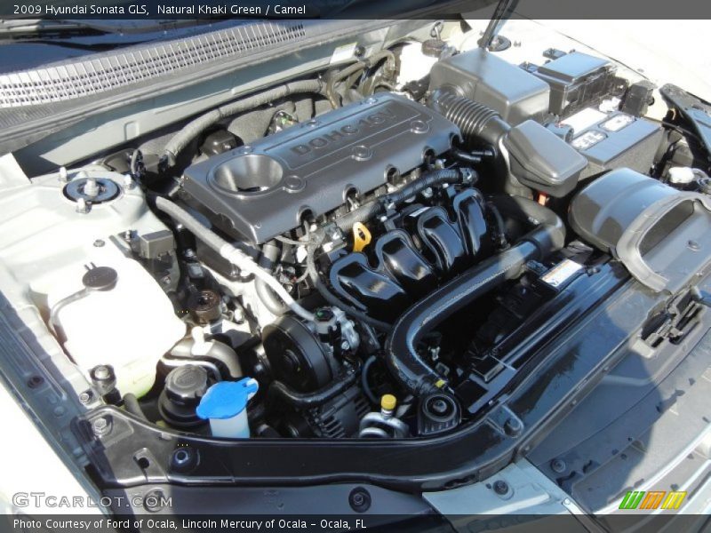 Natural Khaki Green / Camel 2009 Hyundai Sonata GLS