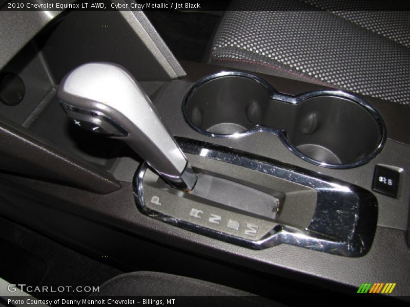 Cyber Gray Metallic / Jet Black 2010 Chevrolet Equinox LT AWD