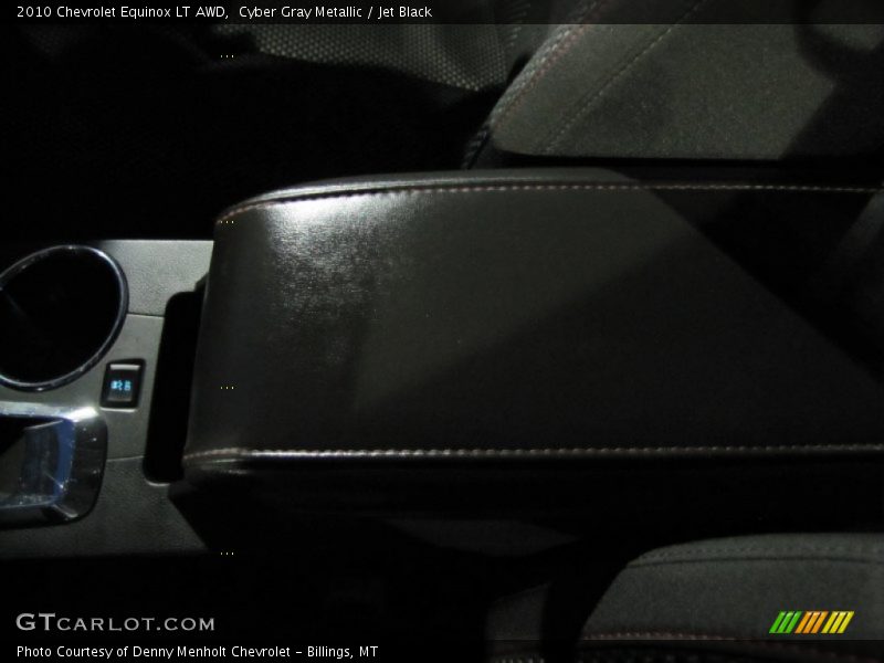 Cyber Gray Metallic / Jet Black 2010 Chevrolet Equinox LT AWD