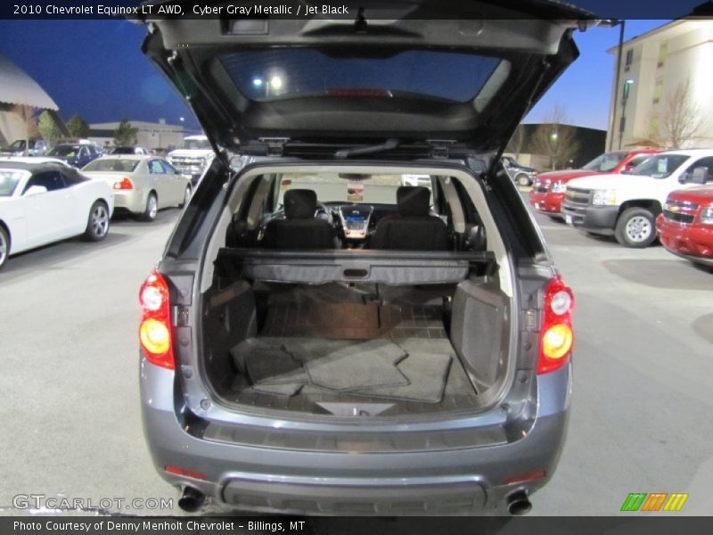 Cyber Gray Metallic / Jet Black 2010 Chevrolet Equinox LT AWD