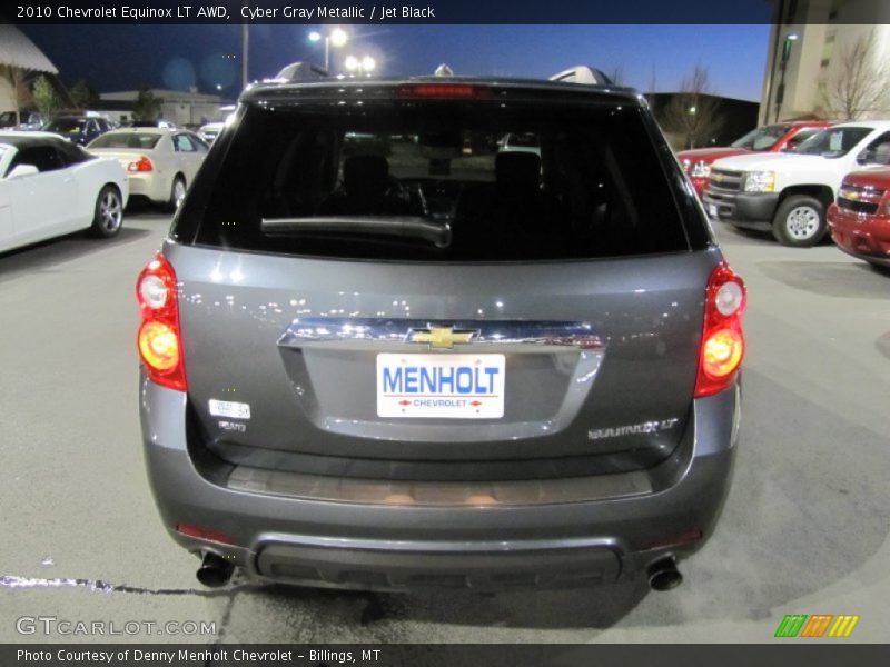 Cyber Gray Metallic / Jet Black 2010 Chevrolet Equinox LT AWD